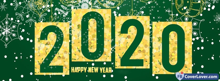 Happy New Year 2020 Facebook Cover